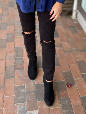 The Becky High Rise Jean in Black