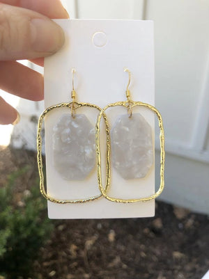 Ivory Chandelier Earrings - RESTOCK