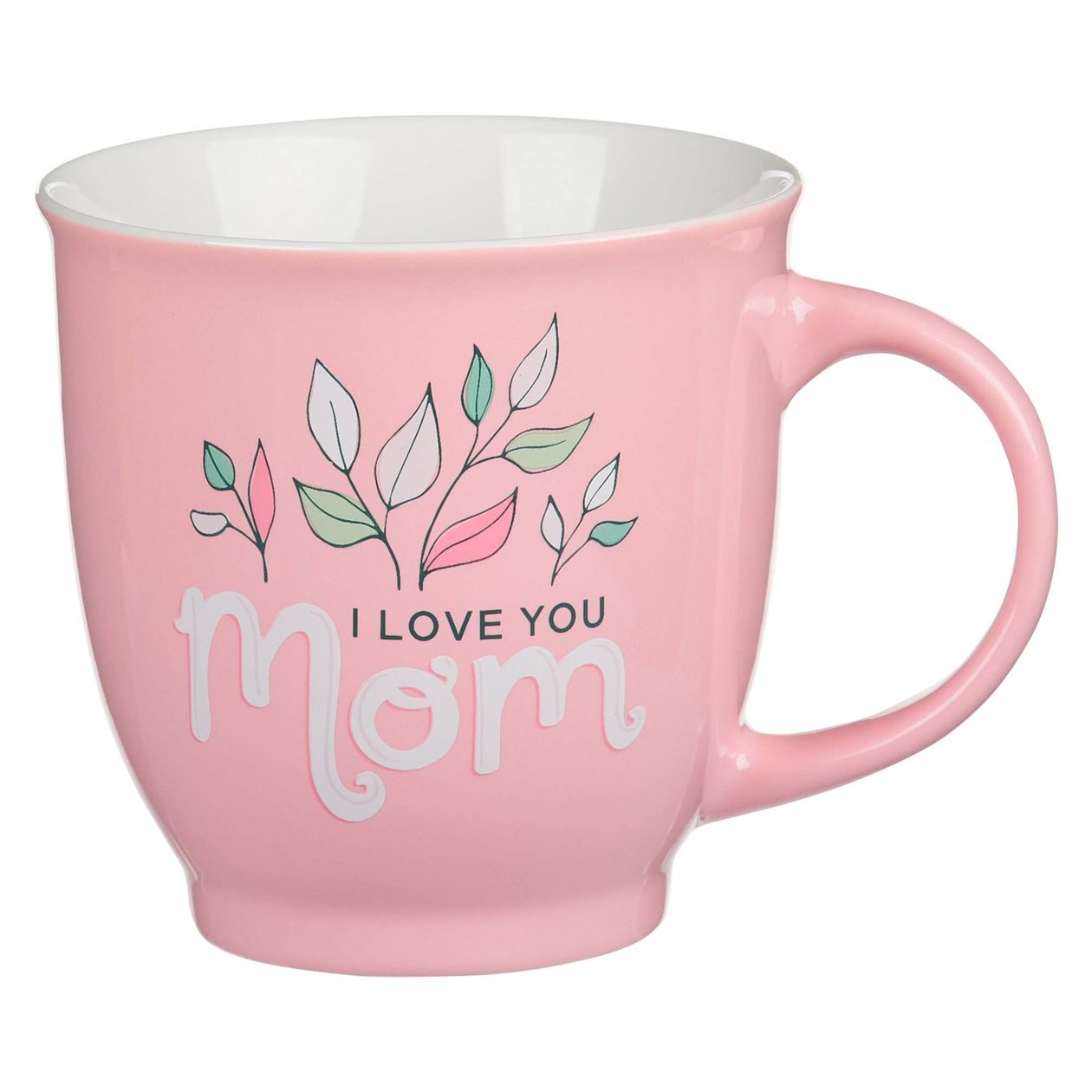 I Love You Mom Isaiah 62:4 Pink Mug