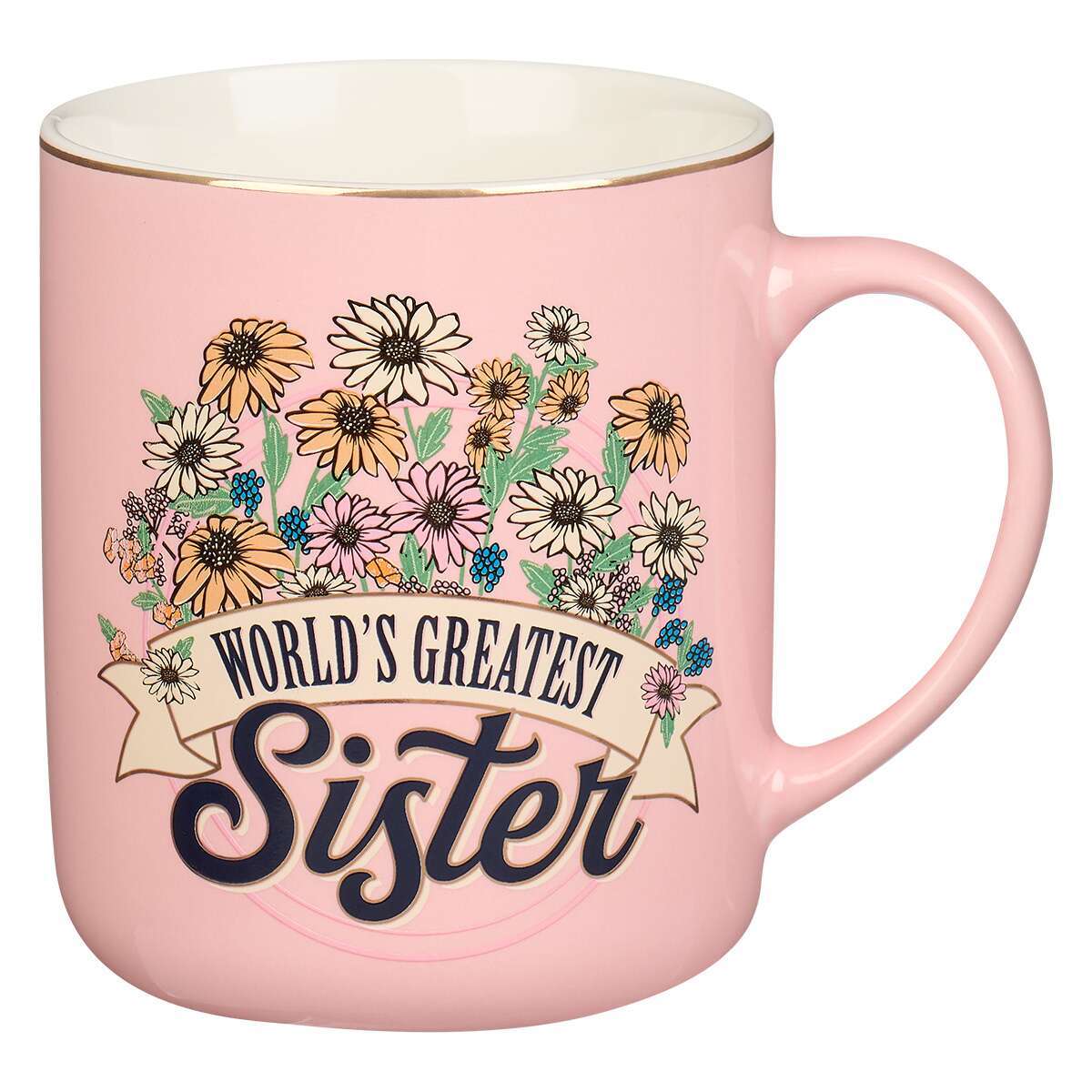 World's Greatest Sister w/ Daisies Mug