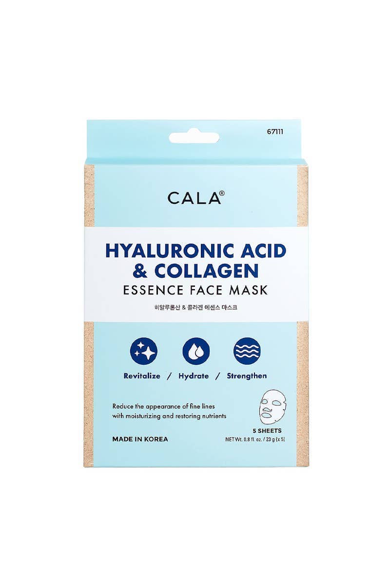 Hyaluronic Acid  Collagen Essence Face Mask