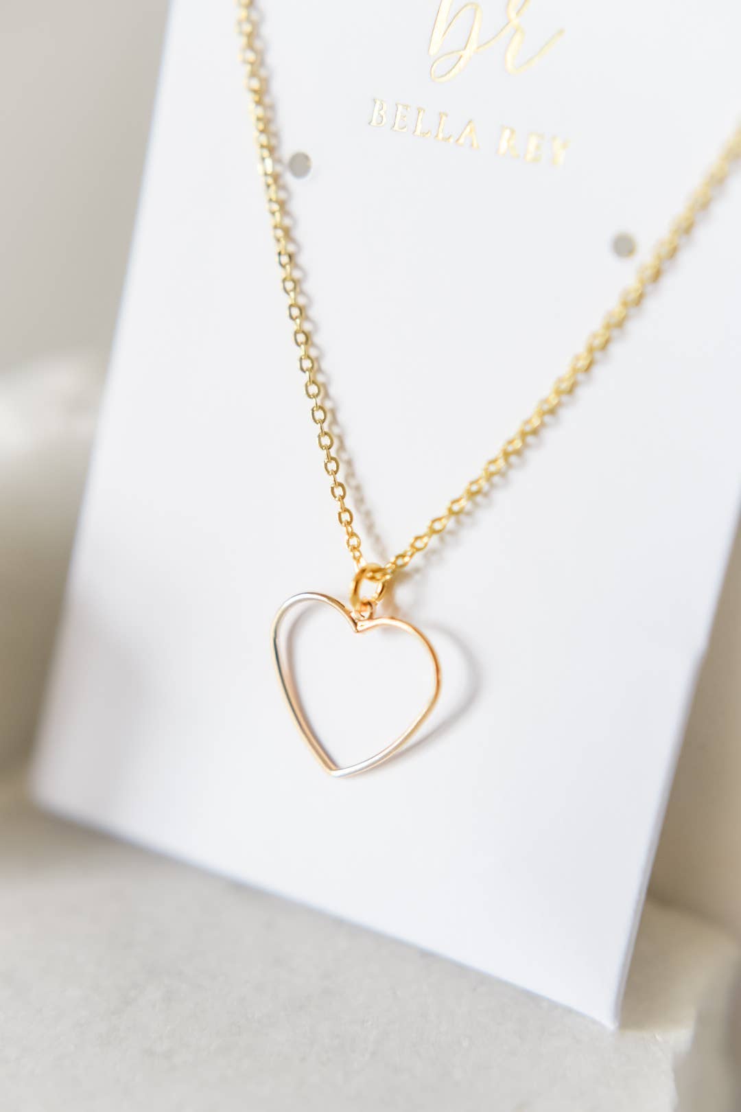 Dainty Heart Charm Necklace