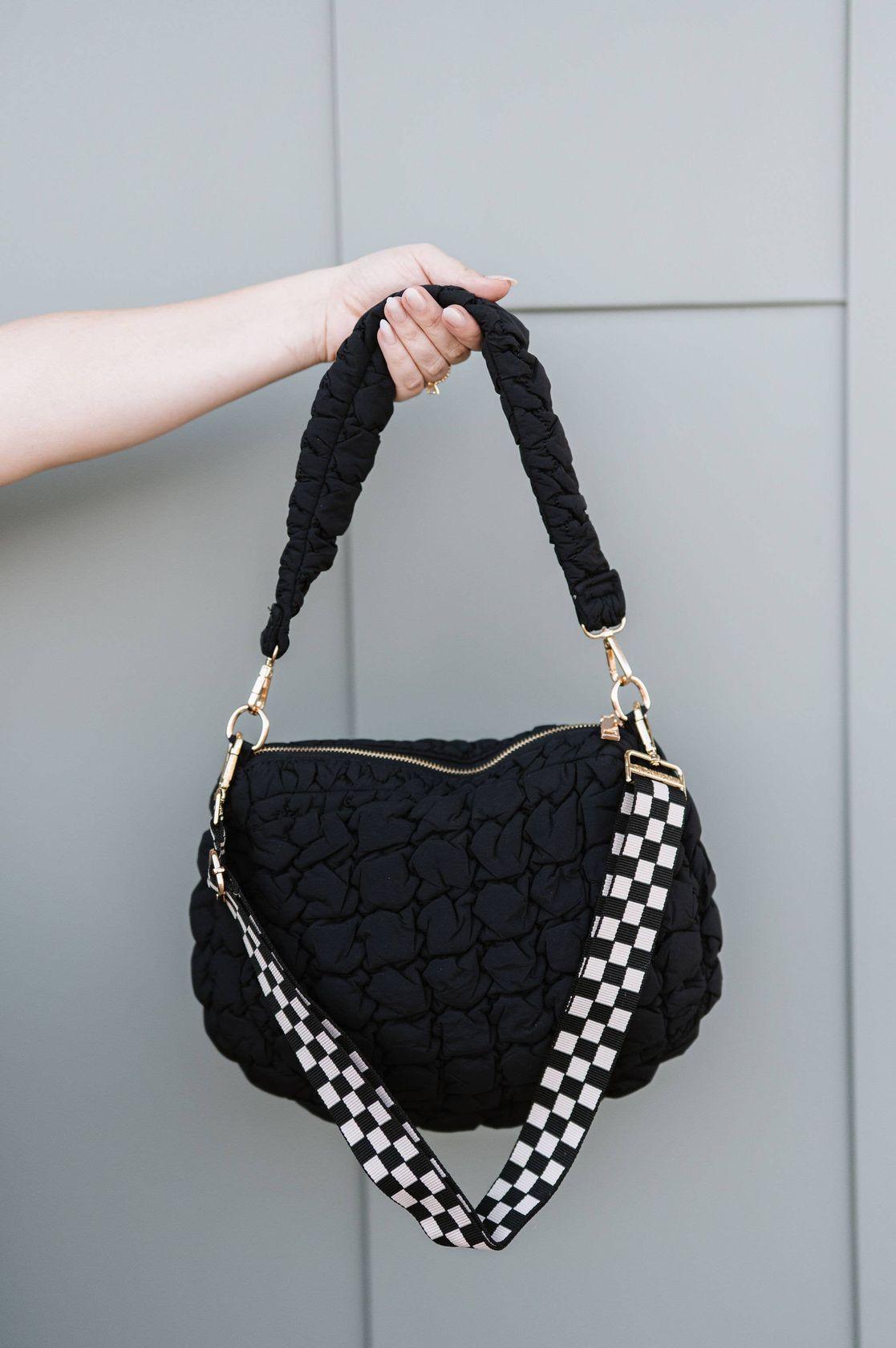 Alyssa Quilted Hand Shoulder Crossbody Bag