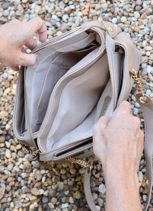 Teegan Tote In Taupe