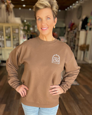 Fearfully Wonderfully Made Sweatshirt in Brown