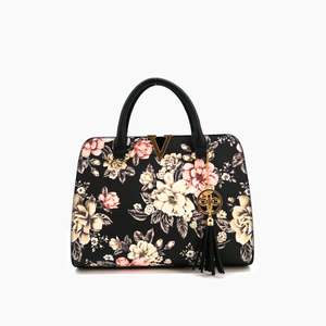 Silvia Floral Top Handle Crossbody Bag