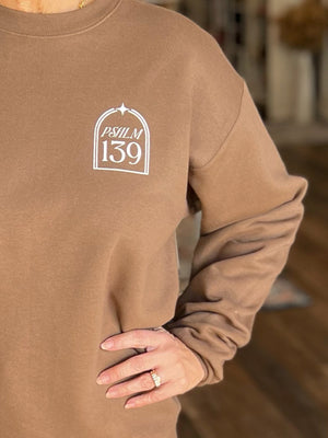 Fearfully Wonderfully Made Sweatshirt in Brown