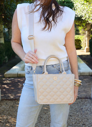 Ricky Mini Tote Diamond Quilted