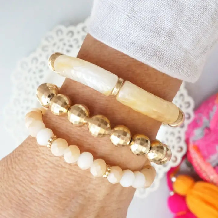 Neutral & Golden Bracelet Stack