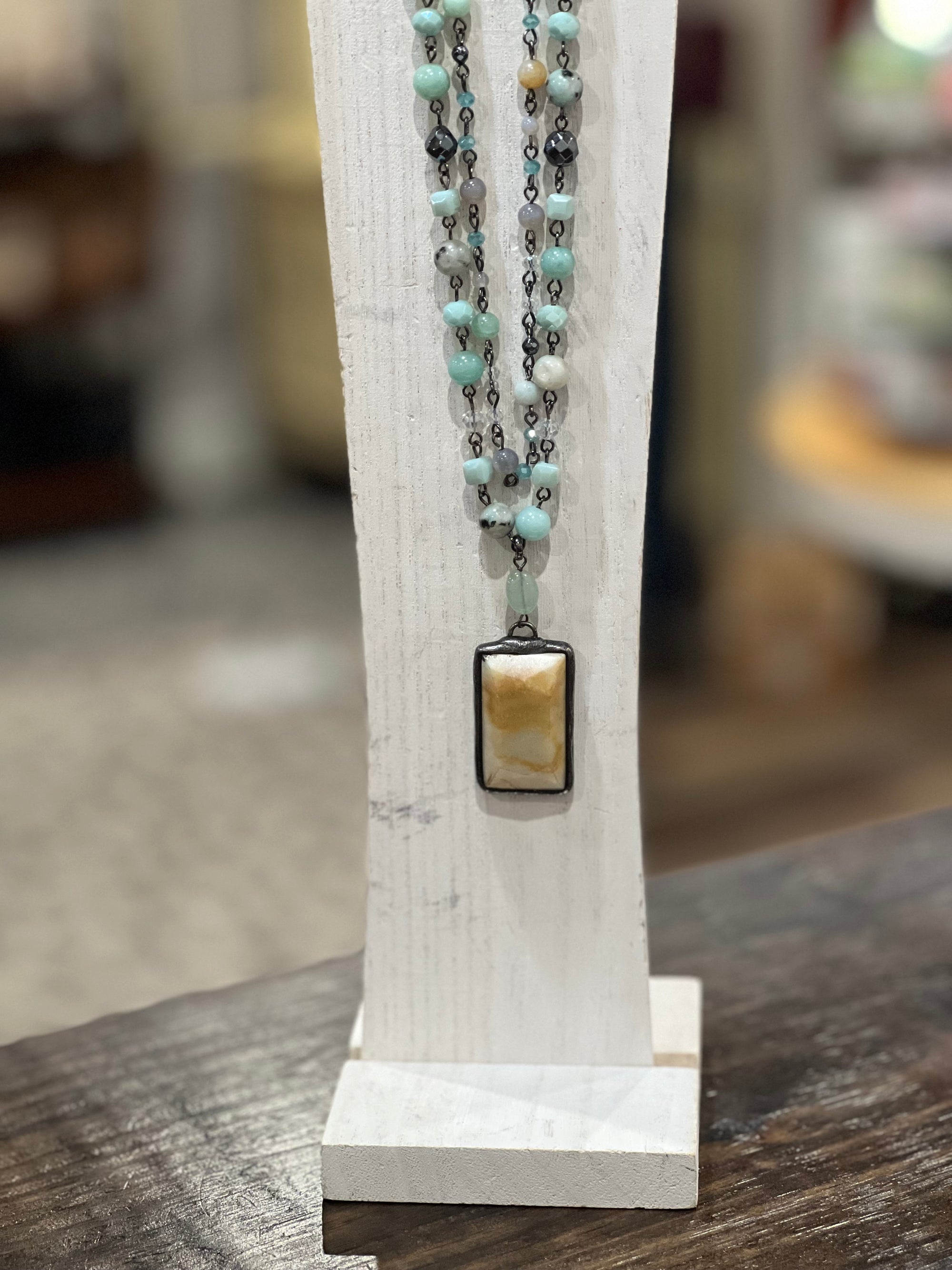 Amazonite Beaded Necklace