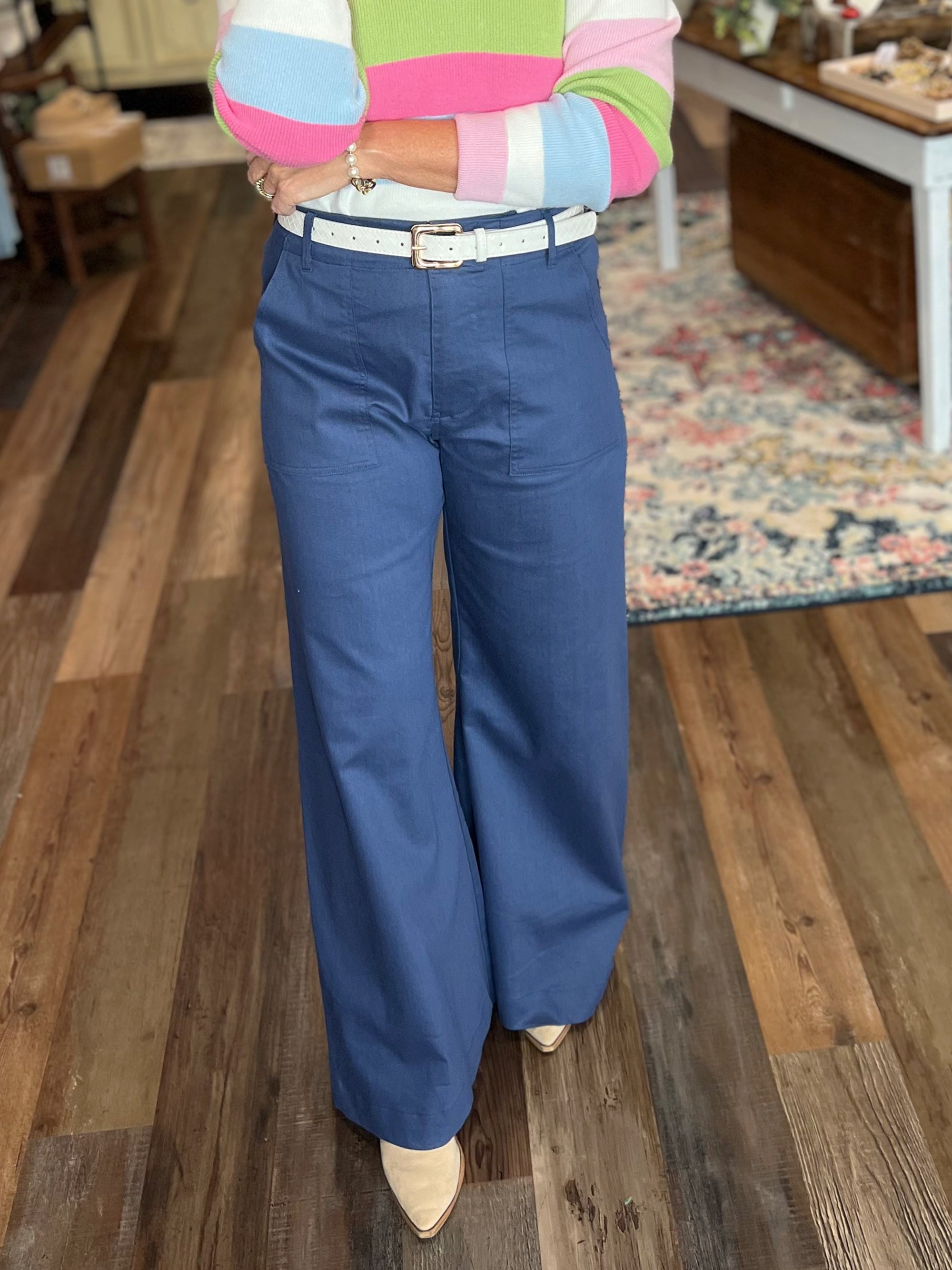 Stella High-Rise Flared Pants