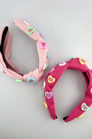 Hug Me Conversation Valentine's Headbands