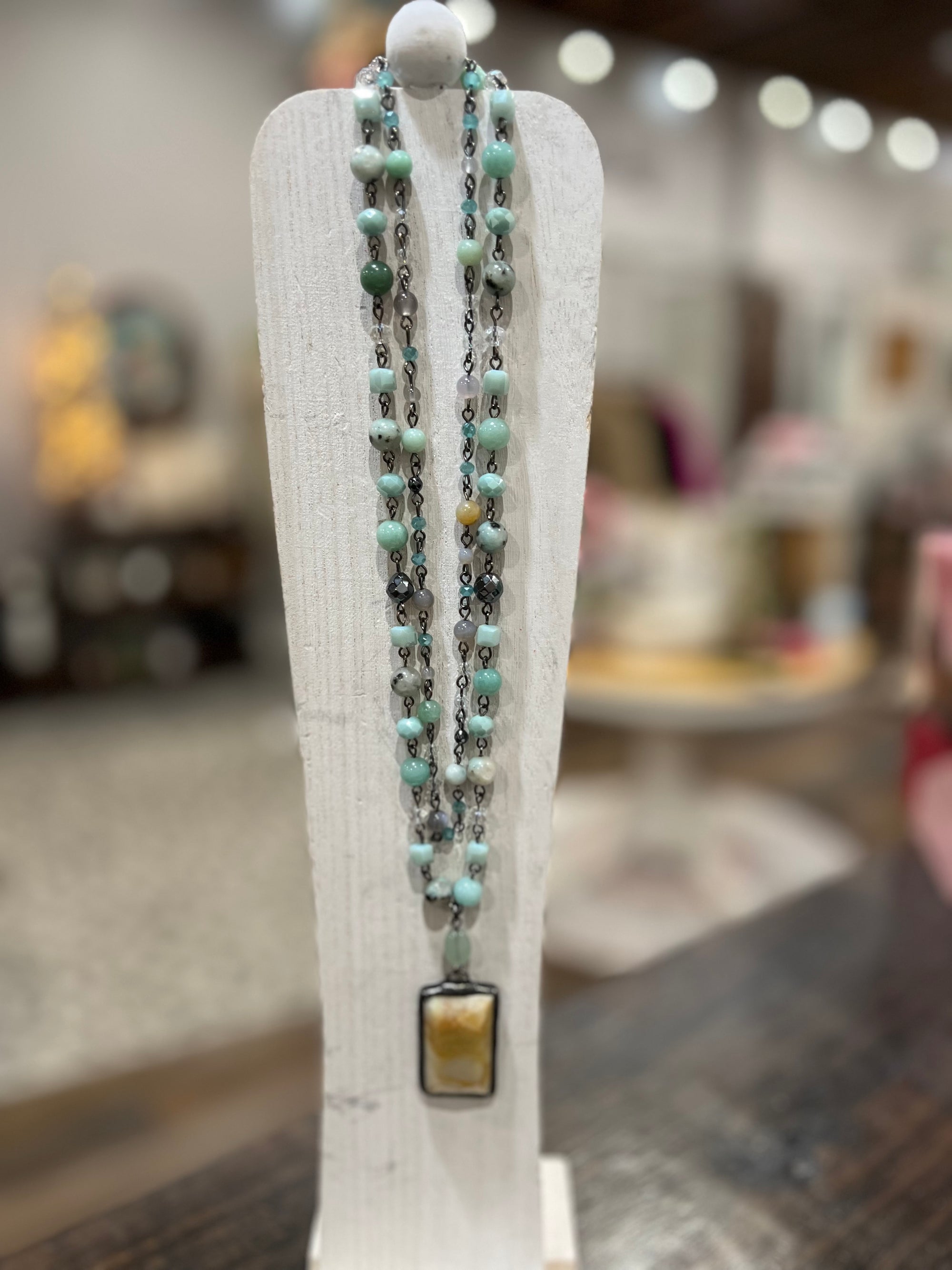 Amazonite Beaded Necklace