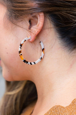 Cameron Hoop Earrings-RESTOCK!