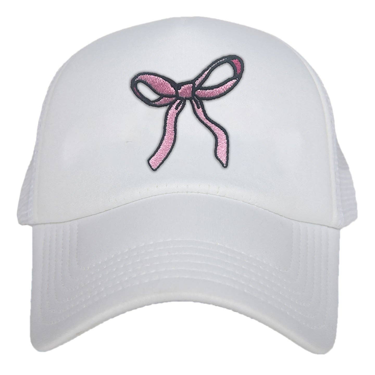 Coquette Pink Bow Trucker Hat