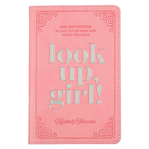 Devotional Look Up, Girl  in Faux leather