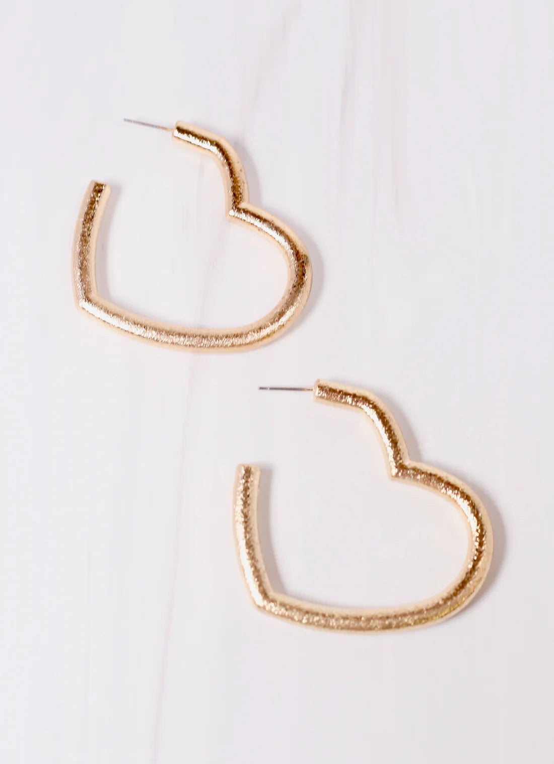 Harland Heart Hoop Earring