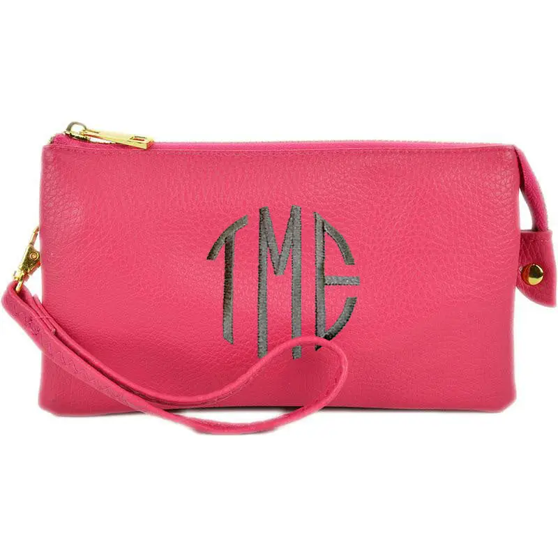 Monogrammable Three Compartments Crossbody Bag