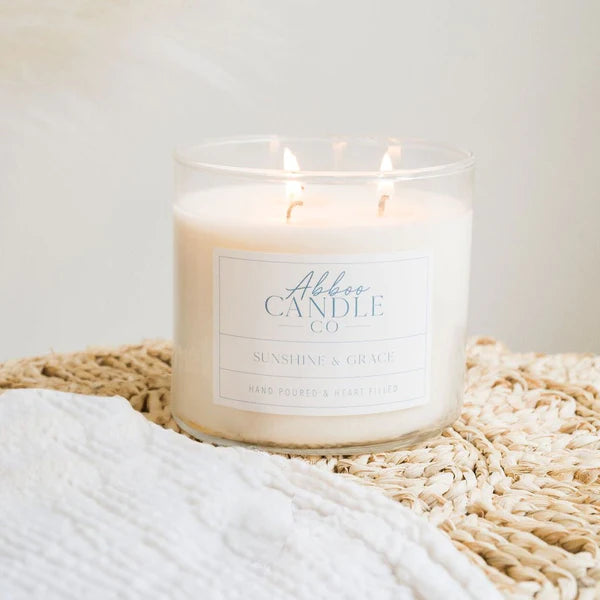 Sunshine and Grace 3-Wick Soy Candle