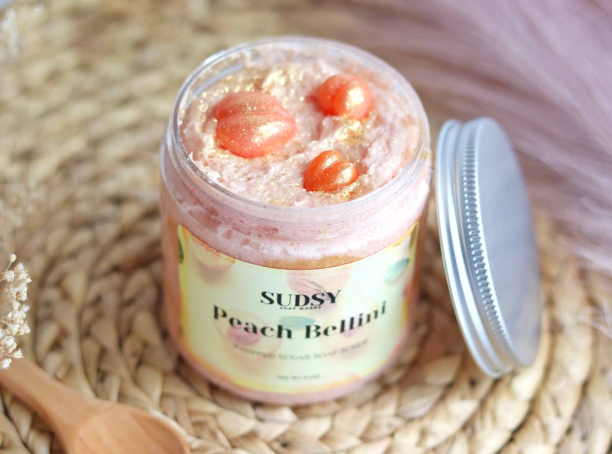 Peach Bellini Whipped Sugar Scrub