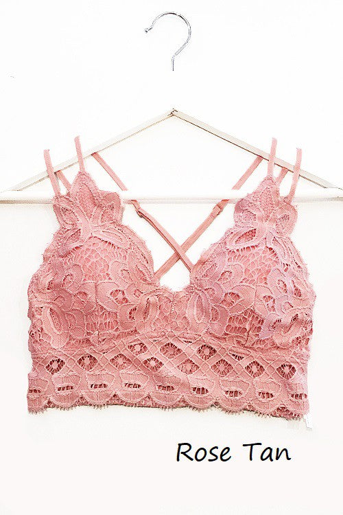 Lace Bralette in Regular and Curvy-RESTOCK! - Angie's Strength